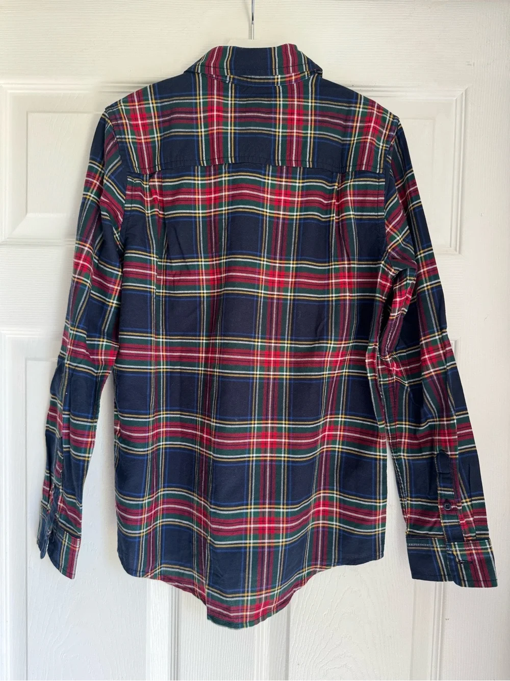 The Children's Place Boys Plaid Button-Down Shirt Sz 14